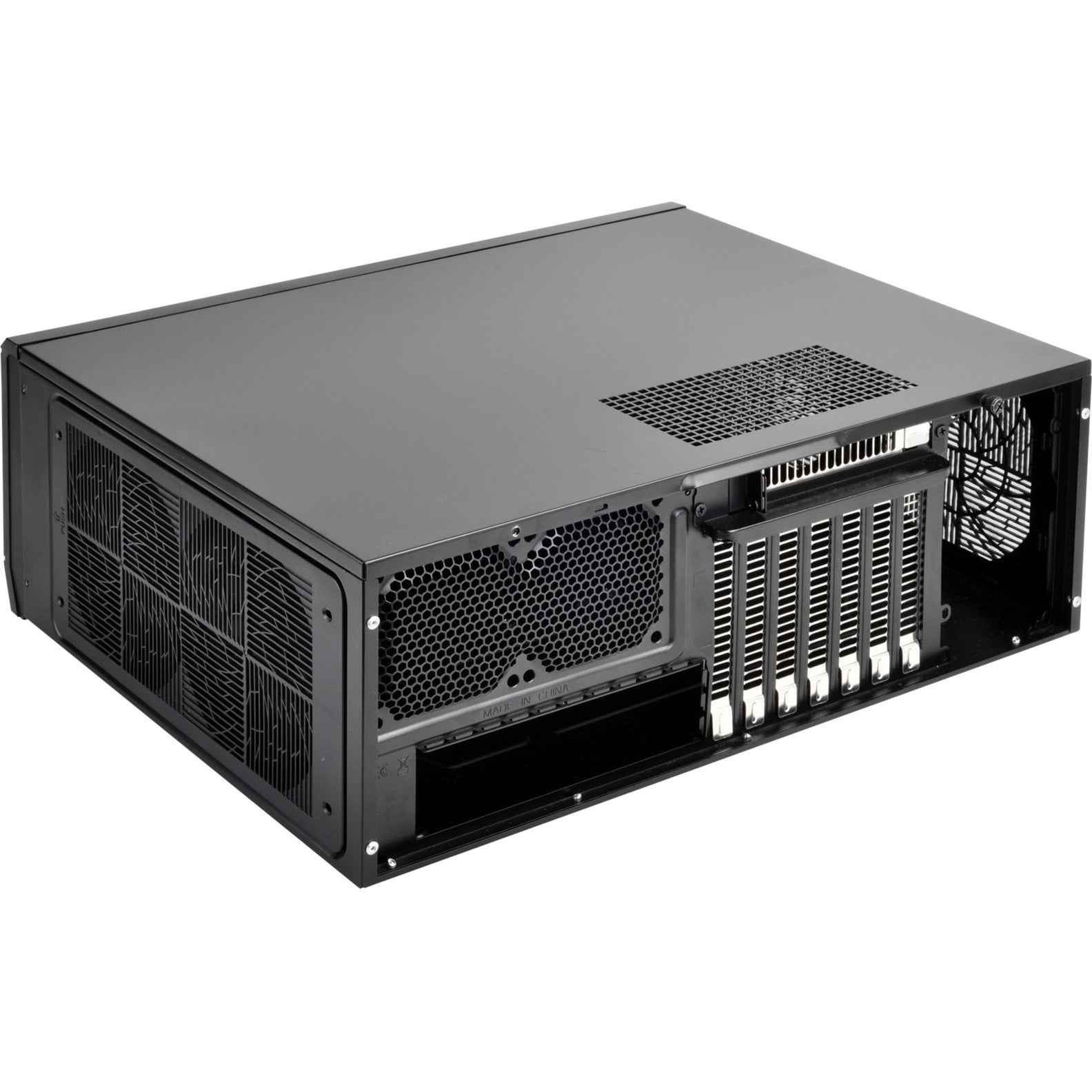 Silverstone sst-gd10b htpc behuizing (zwart | 2x usb-a)