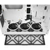 Sharkoon pure steel rgb midi tower behuizing (wit | 2x usb-a | rgb | tempered glass)
