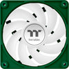 Thermaltake ct120 ex argb sync pc cooling fan racing green (3-fan pack) case fans (groen, 3 stuks, 120 x 120 x 25 mm, pwm)