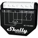 Shelly qubino wave shutter relais (zwart wit, 2-kanaals, z-wave)