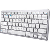 Trust wireless bluetooth keyboard (grijs, us lay-out (qwerty), scissor switches, 85%, bluetooth 4.0) - afbeelding 1