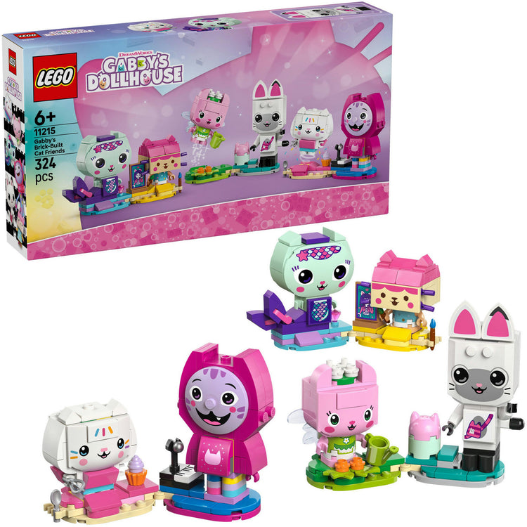 Lego gabby's poppenhuis - gabby’s bouwbare kattenvriendjes constructiespeelgoed (11215)