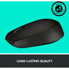 Logitech b170 muis (zwart, draadloos)