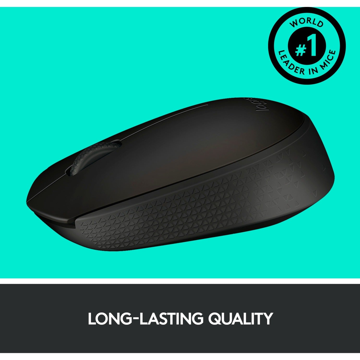 Logitech b170 muis (zwart, draadloos)