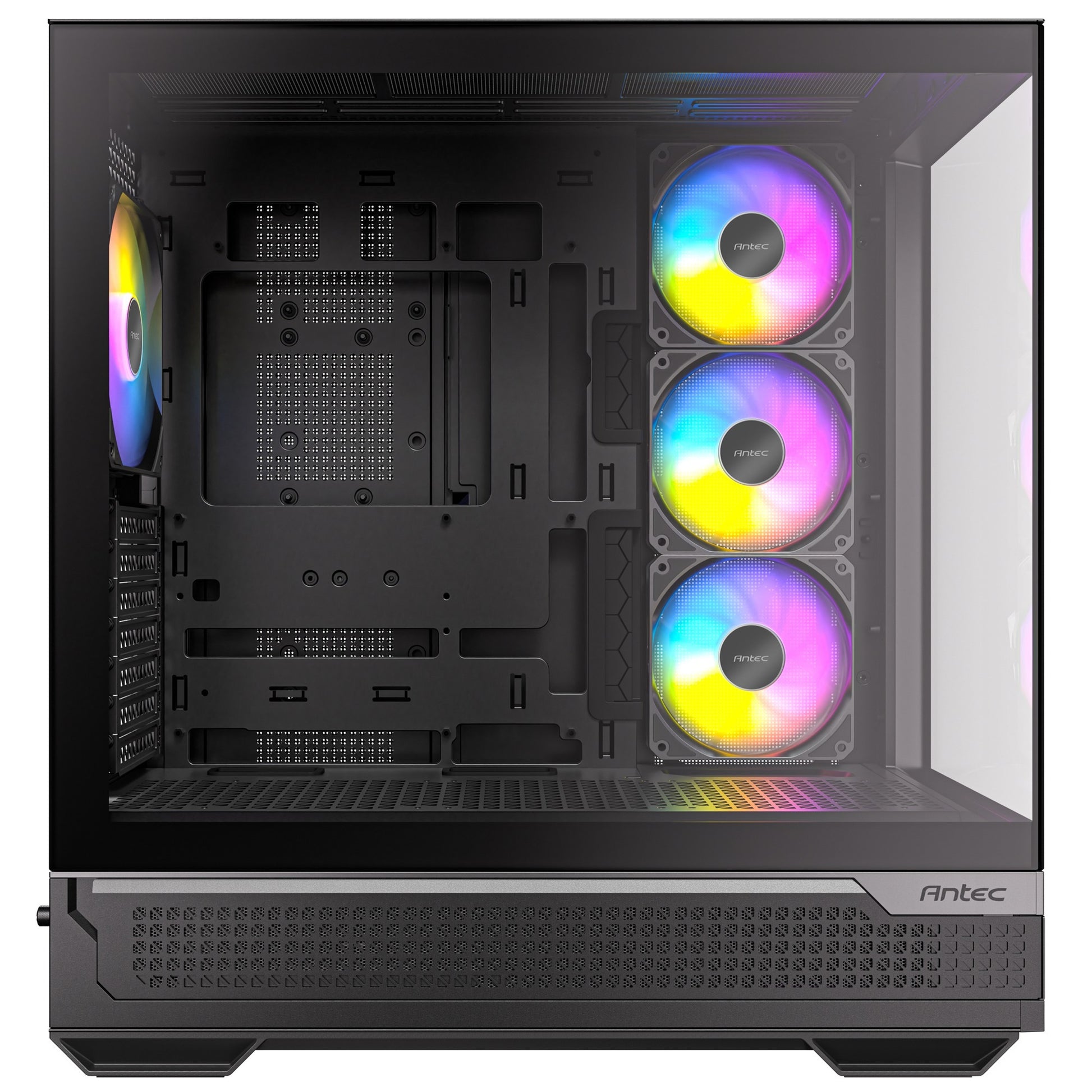 Antec c7 argb midi tower behuizing (zwart | 2x usb-a | 1x usb-c | tempered glass)