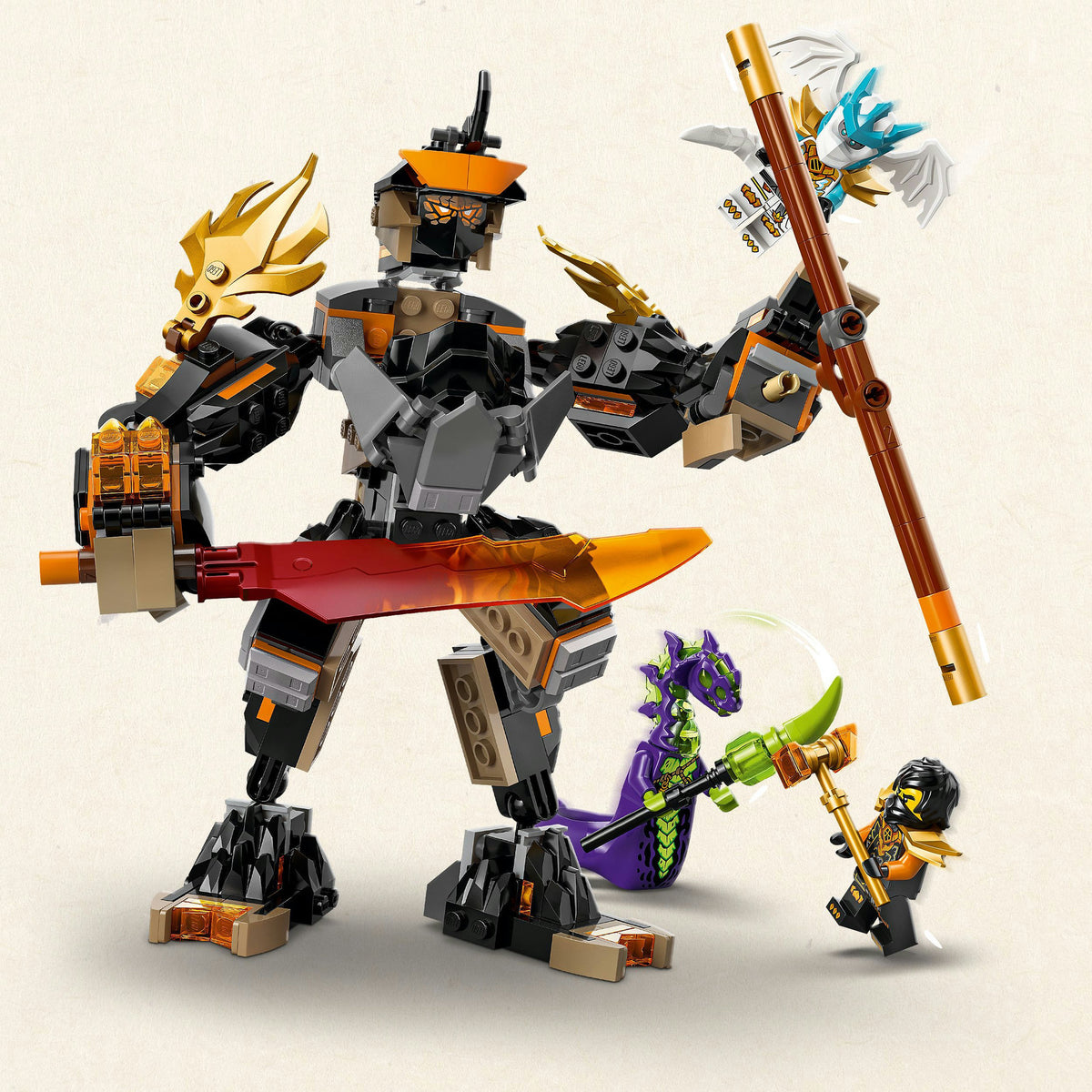 Lego ninjago 71854 cole missiemecha en draak zane