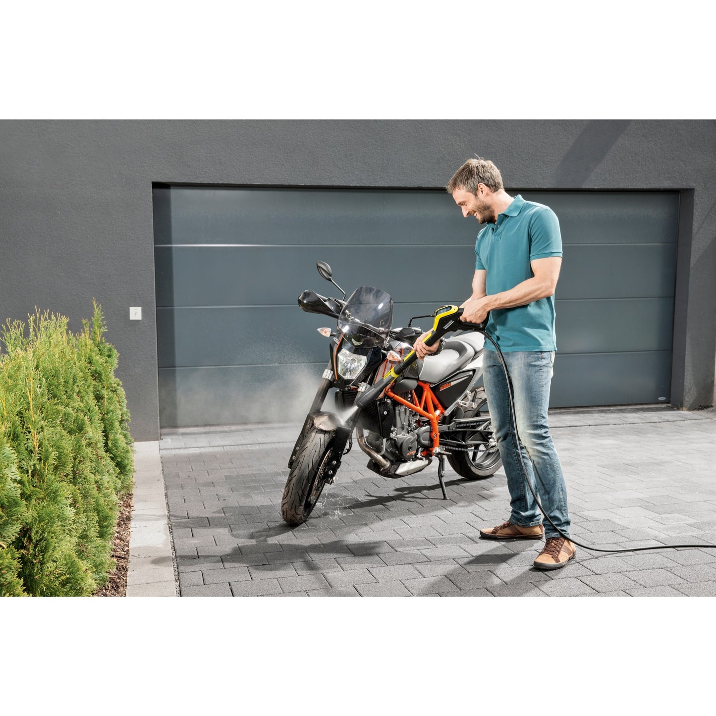 Kärcher k 5 premium smart control hogedrukreiniger (geel zwart, 1.324-670.0, bluetooth)