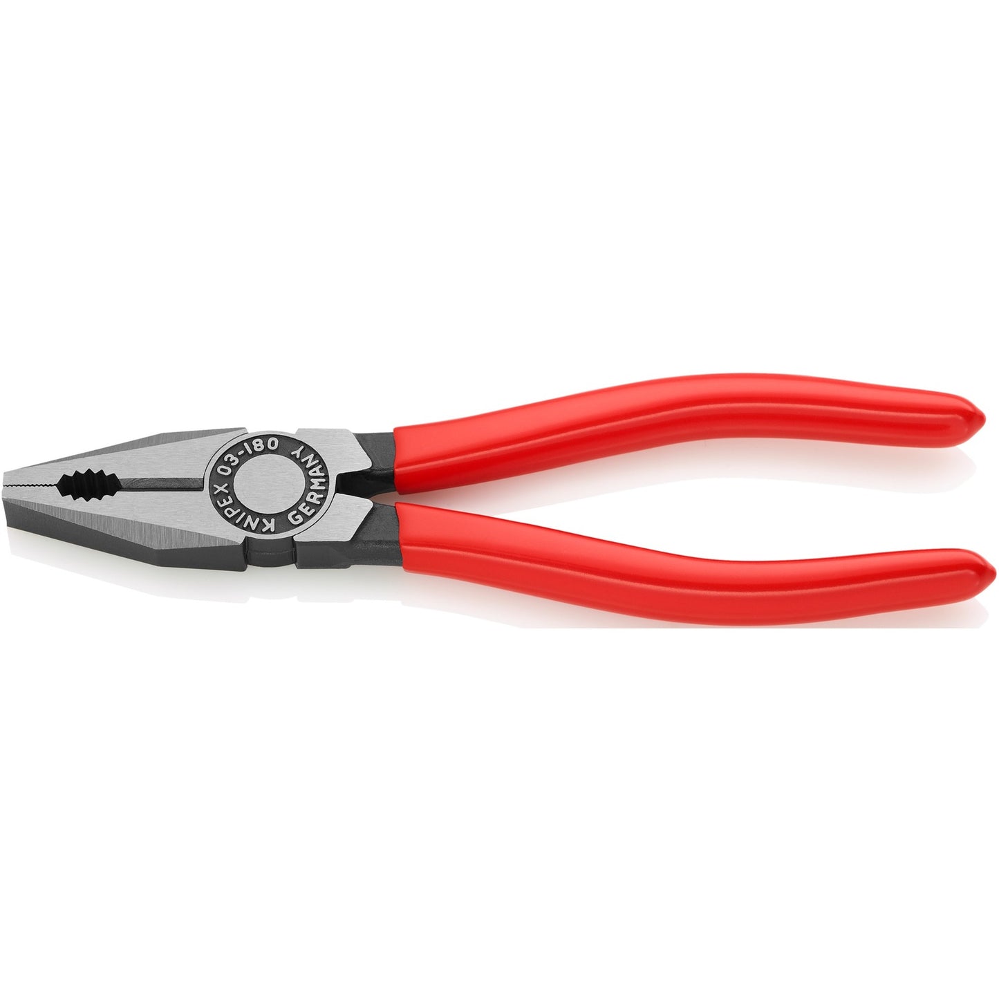 Knipex 03 01 180 - combitang - 180mm met kunststof grepen | geatramenteerd