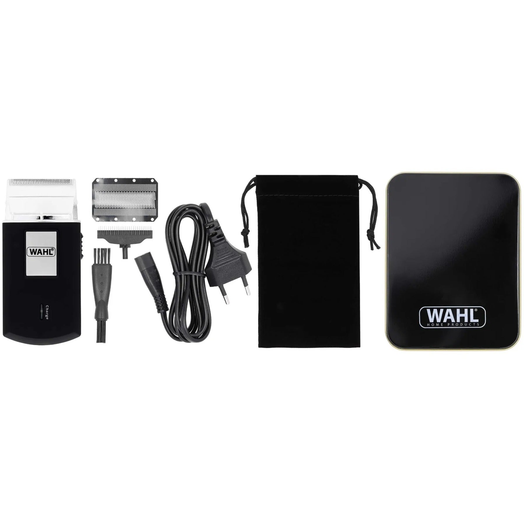 Wahl home products reis set scheerapparaat (zwart wit, 8-delig)