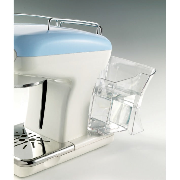 Ariete vintage espressomachine 1389 15 (lichtblauw wit)
