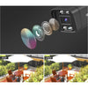 Foscam v8p, 4k 8mp dual-band wifi beveiligingscamera (wit, met geluid- en lichtalarm)