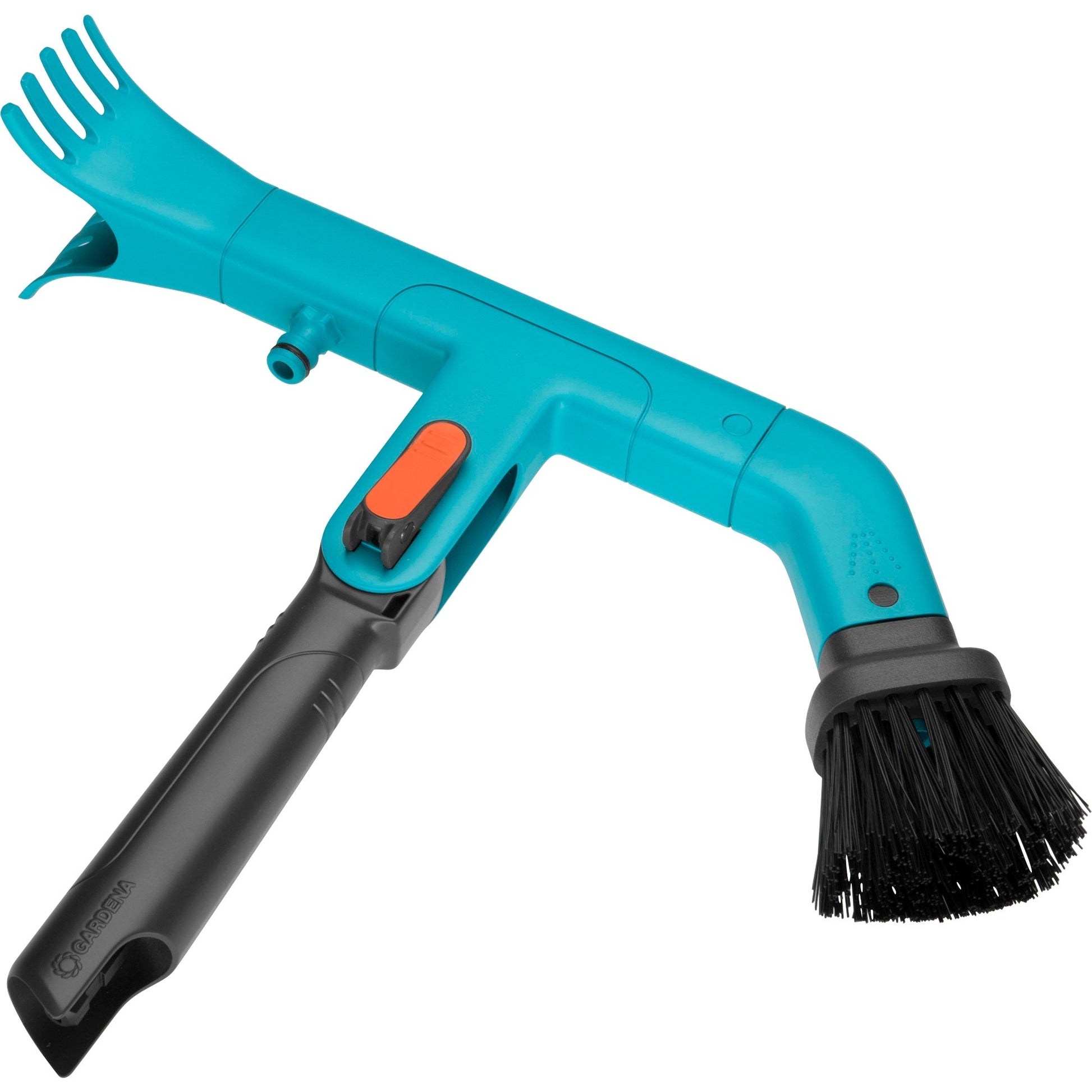 Gardena combisystem gootreiniger gehoekte bezem (turquoise zwart, 3651-20)