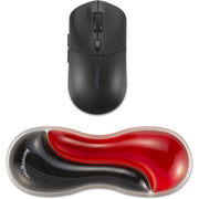 Kensington slim duo gel mouse trackball wrist rest polssteun (rood zwart) - afbeelding 2