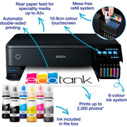 Epson ecotank et-8550 all-in-one inkjetprinter (zwart, usb, wlan, scannen, kopiëren) - afbeelding 2