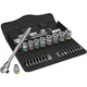 Wera 8100 sb 11 zyklop metalen ratelset, 3 8 gereedschapsset (zwart groen, 29-delig, volledig metalen ratel met vierkantaandrijving)