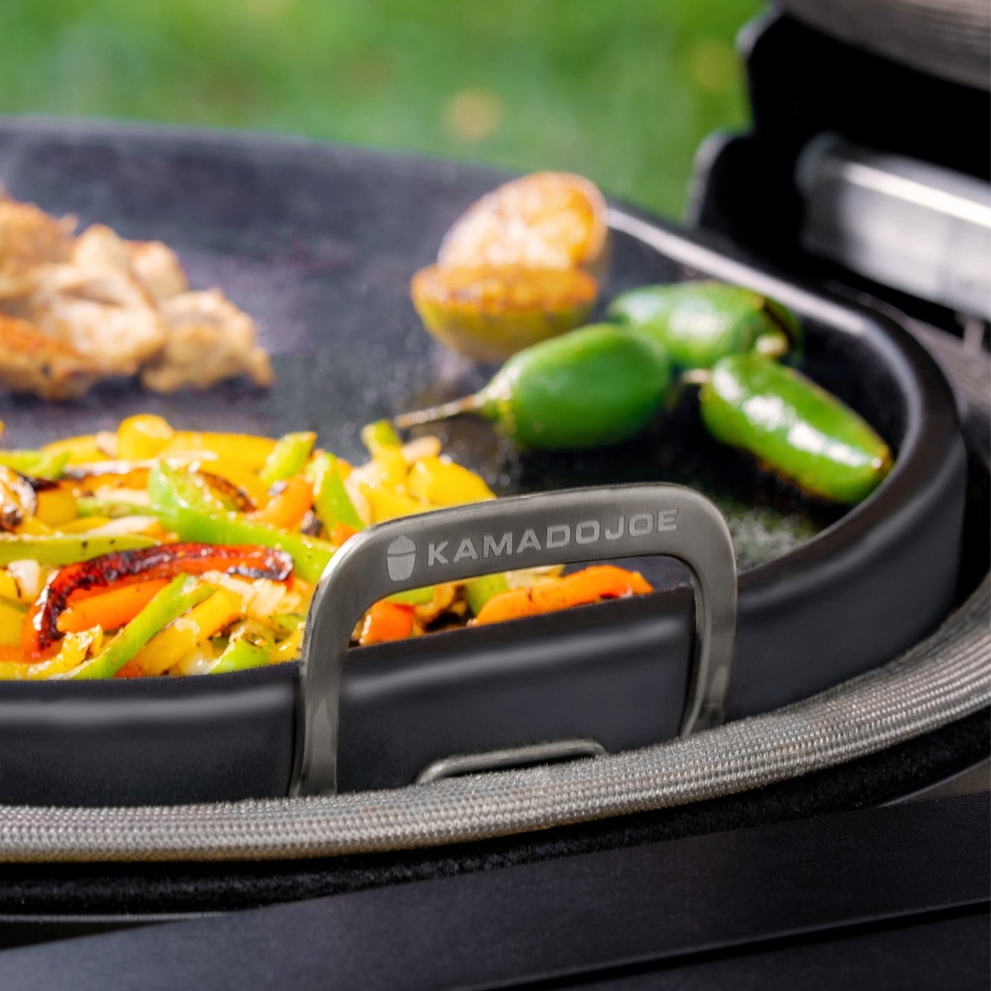 Kamado joe karbon steel griddle grillplaat