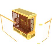 Thermaltake view 600 tg butter caramel big tower behuizing (geel | 2x usb-a | 1x usb-c | tempered glass) - afbeelding 21