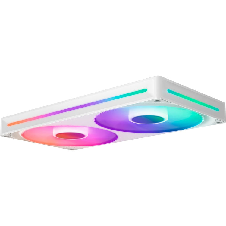 Nzxt f280 rgb core case fans (wit, 2 stuks, 280 x 140 x 26 mm)