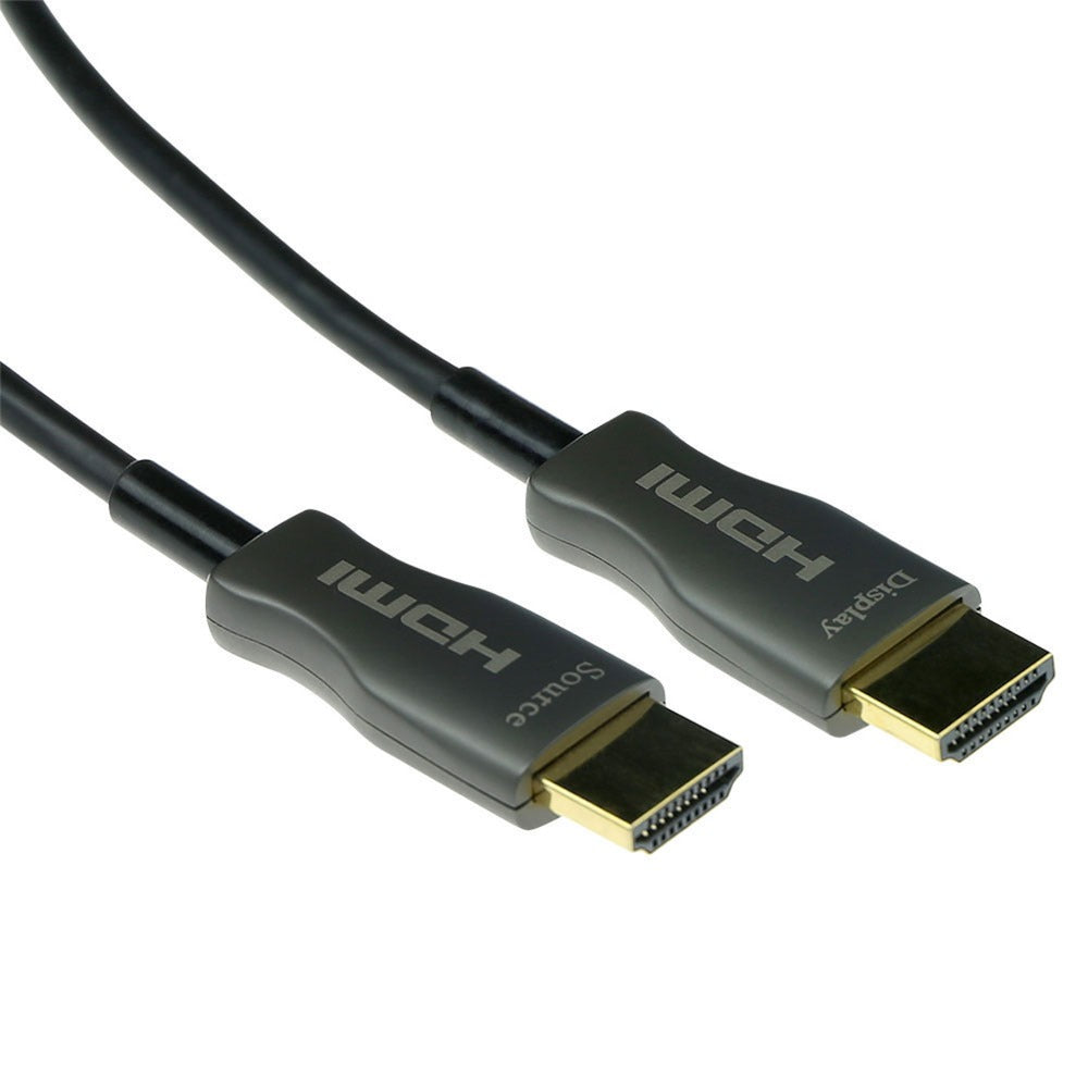 Act connectivity hdmi premium 4k active optical cable v2.0 hdmi-a male - hdmi-a male, 30 meter kabel (zwart)