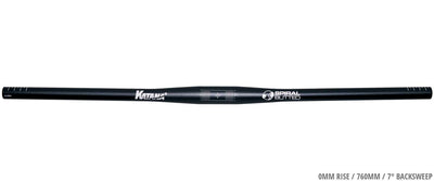 Katana spiral butted riser bar 31.8mm handlebar