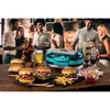 Ariete party time hamburger maker 0205 01 elektrische bakplaat (lichtblauw wit)