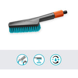 Gardena cleansystem handborstel s hard, met slangaansluiting wasborstel (grijs turquoise, 18844-20) - afbeelding 2