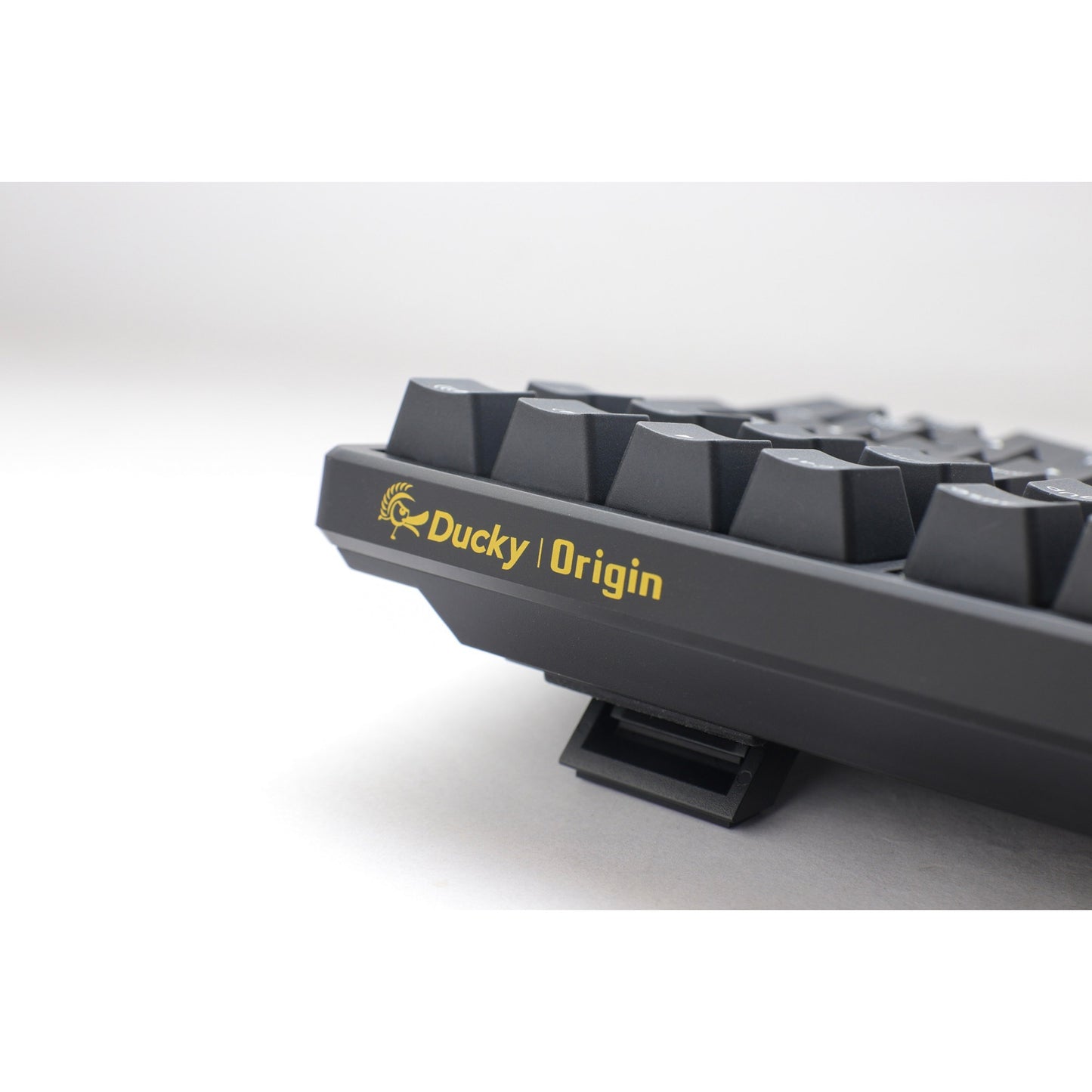 Ducky origin phantom black mechanisch toetsenbord (zwart, us lay-out (qwerty), cherry mx speed silver, 100%, hot swap, pbt double-shot keycaps)