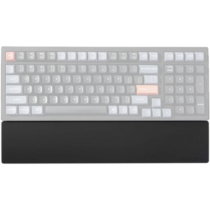 Keychron silicone palm rest voor k4 pro k4 max q5 v5 v5 max polssteun (zwart)