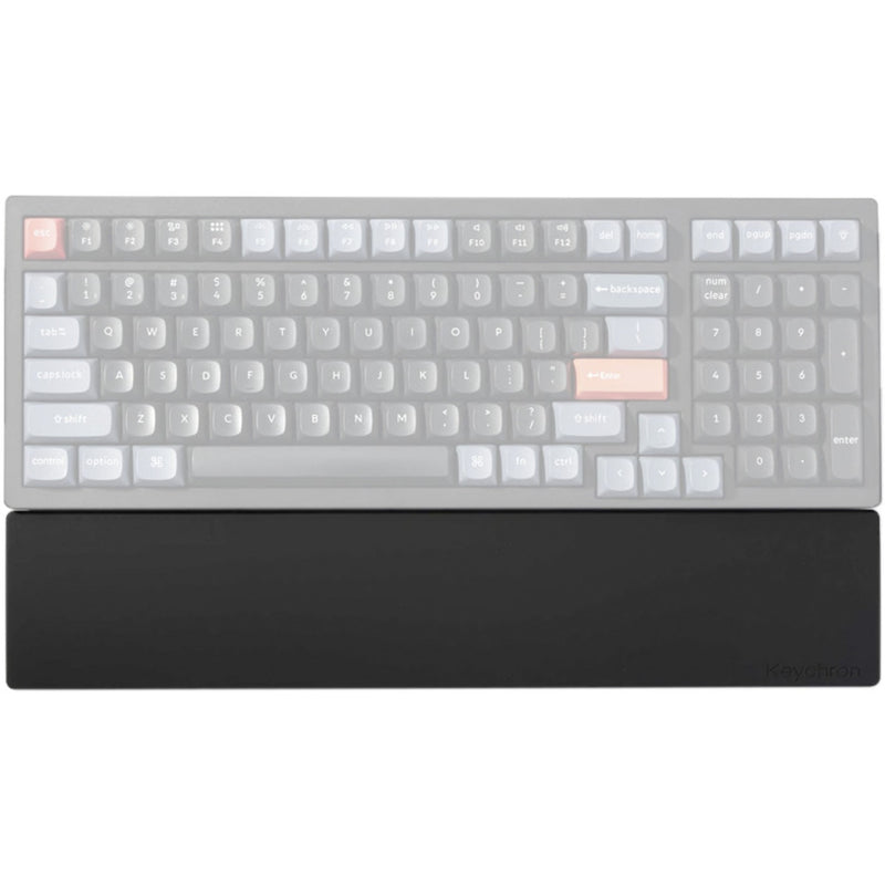 Keychron silicone palm rest voor k4 pro k4 max q5 v5 v5 max polssteun (zwart)