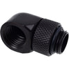 Alphacool eiszapfen l-connector rotatable g1 4 ag to g1 4 ig aansluiting (zwart)