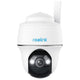 Reolink 2k 4mp draadloze 4g pt-camera, met slimme detectie (wit, g430-solar-w)