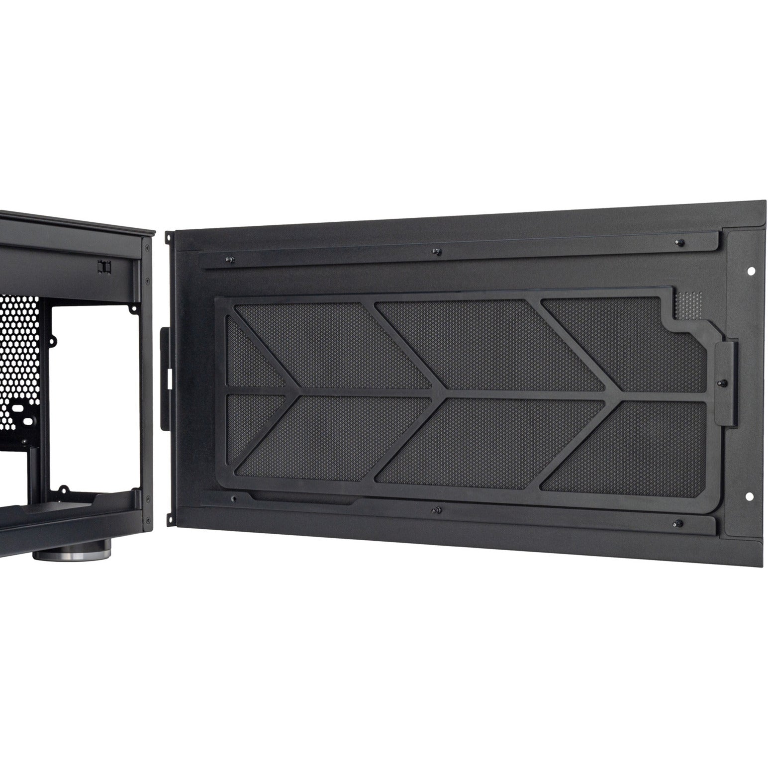 Silverstone crown 04 htpc behuizing (donkergrijs | 4x usb-a | 1x usb-c)