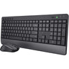 Trust trezo comfort draadloze toetsenbord- en muisset desktopset (zwart, us lay-out (qwerty), 100%)