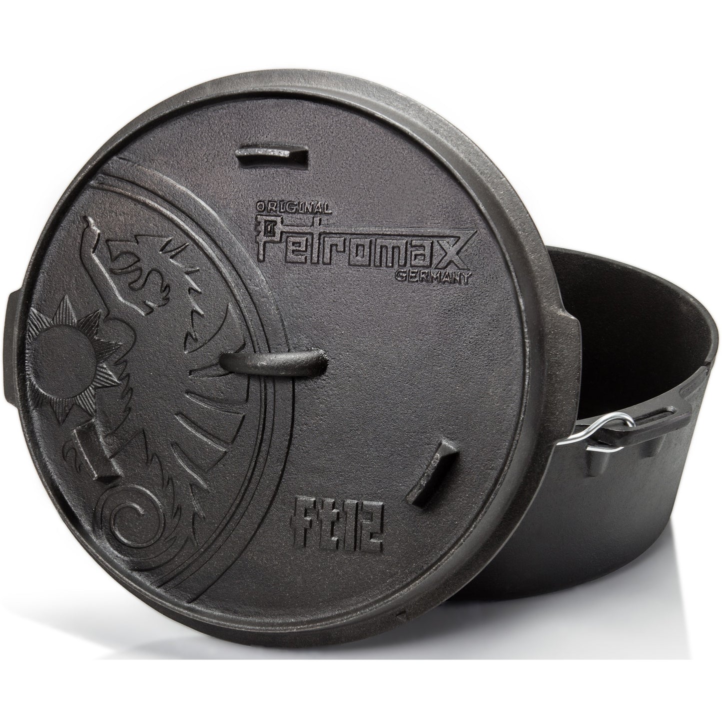 Petromax dutch oven ft12-t kookpan (zwart, 10,8 liter)