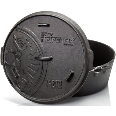Petromax dutch oven ft12-t kookpan (zwart, 10,8 liter)