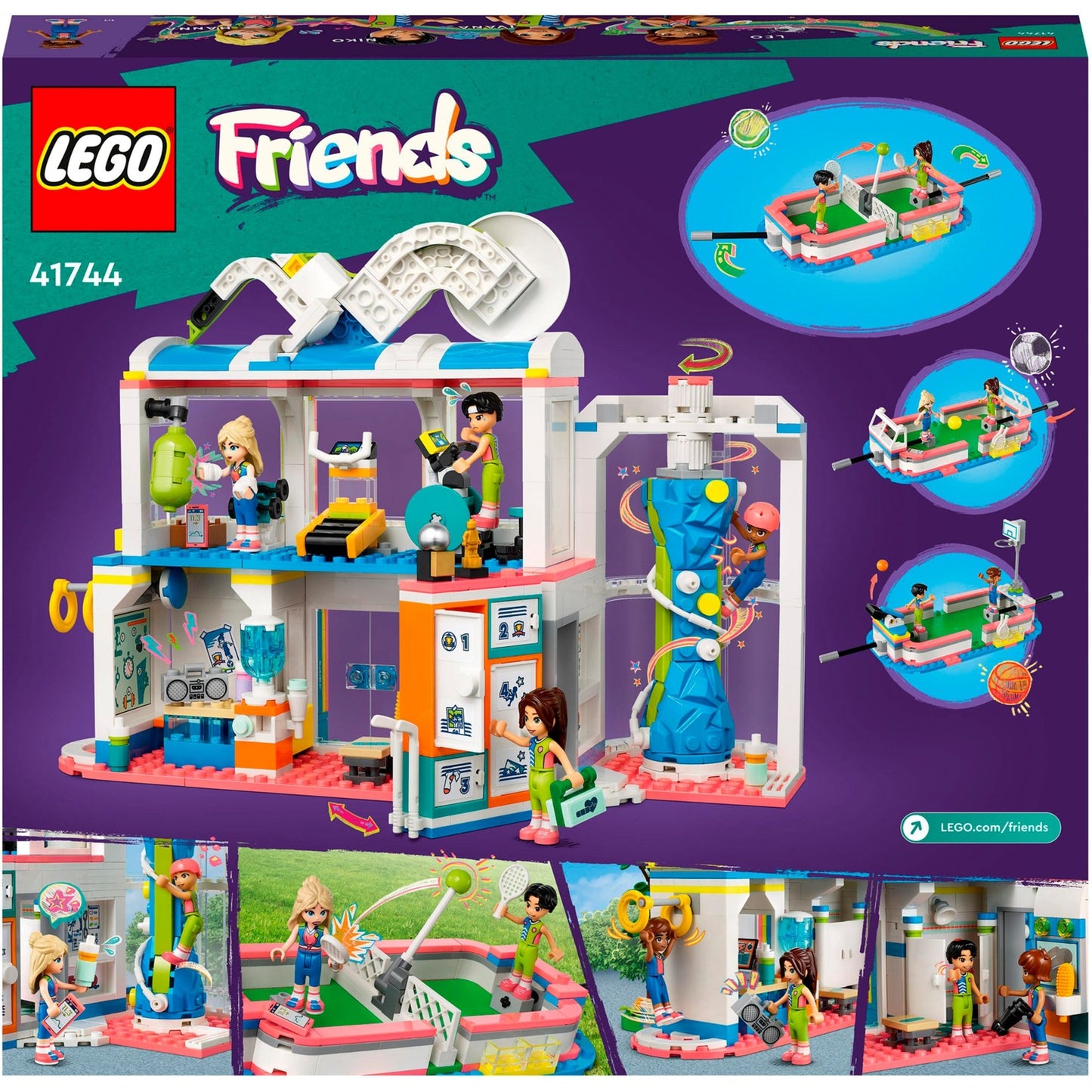 Lego friends - sportcentrum constructiespeelgoed (41744)