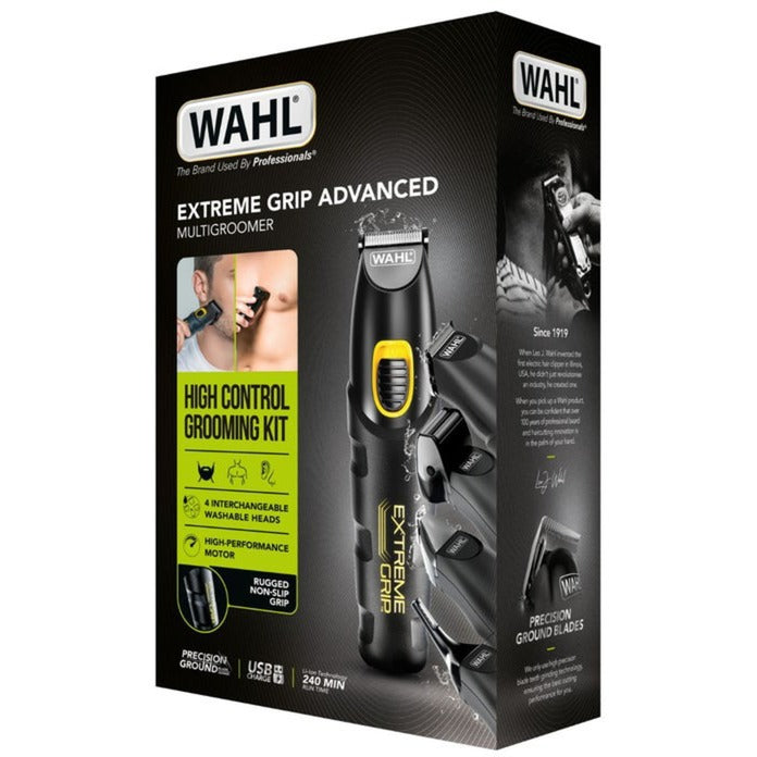 Wahl home products extreme grip advanced multigroomer tondeuse (zwart)