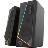 Trust gxt 609 zoxa rgb-verlichte speakerset pc-luidspreker (zwart, rgb led) - afbeelding 3