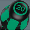 Wera 367 6 torx hf-schroevendraaierset kraftform plus + rek (zwart groen, 6‑delig)