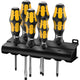 Wera 932 6 schroevendraaierset kraftform (zwart geel, 6-delig)