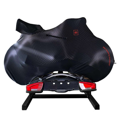 Velosock bike cover for racing bike carrier