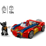 Lego marvel super heroes - spider-man auto vs. venomized wolverine constructiespeelgoed (76336) - afbeelding 3