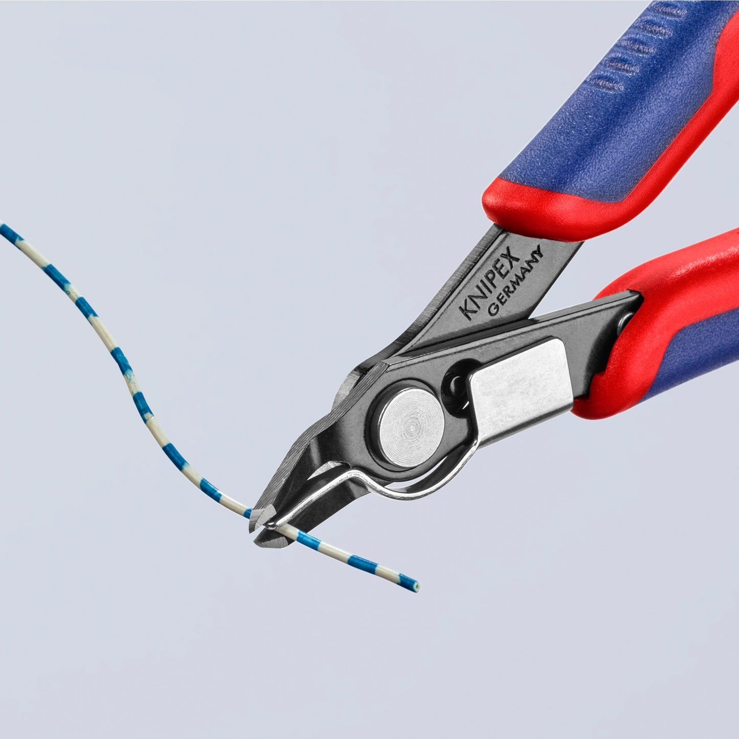 Knipex electronic super knips 78 41 125 elektronica-tang (rood blauw)