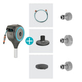 Gardena patio slangenbox rollup s slanghaspel (grijs wit, 15 meter, incl. reinigingsspuit) - afbeelding 5