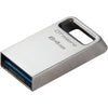 Kingston datatraveler micro 64 gb usb-stick (zilver, dtmc3g2 64gb, usb 3.2 gen 1)