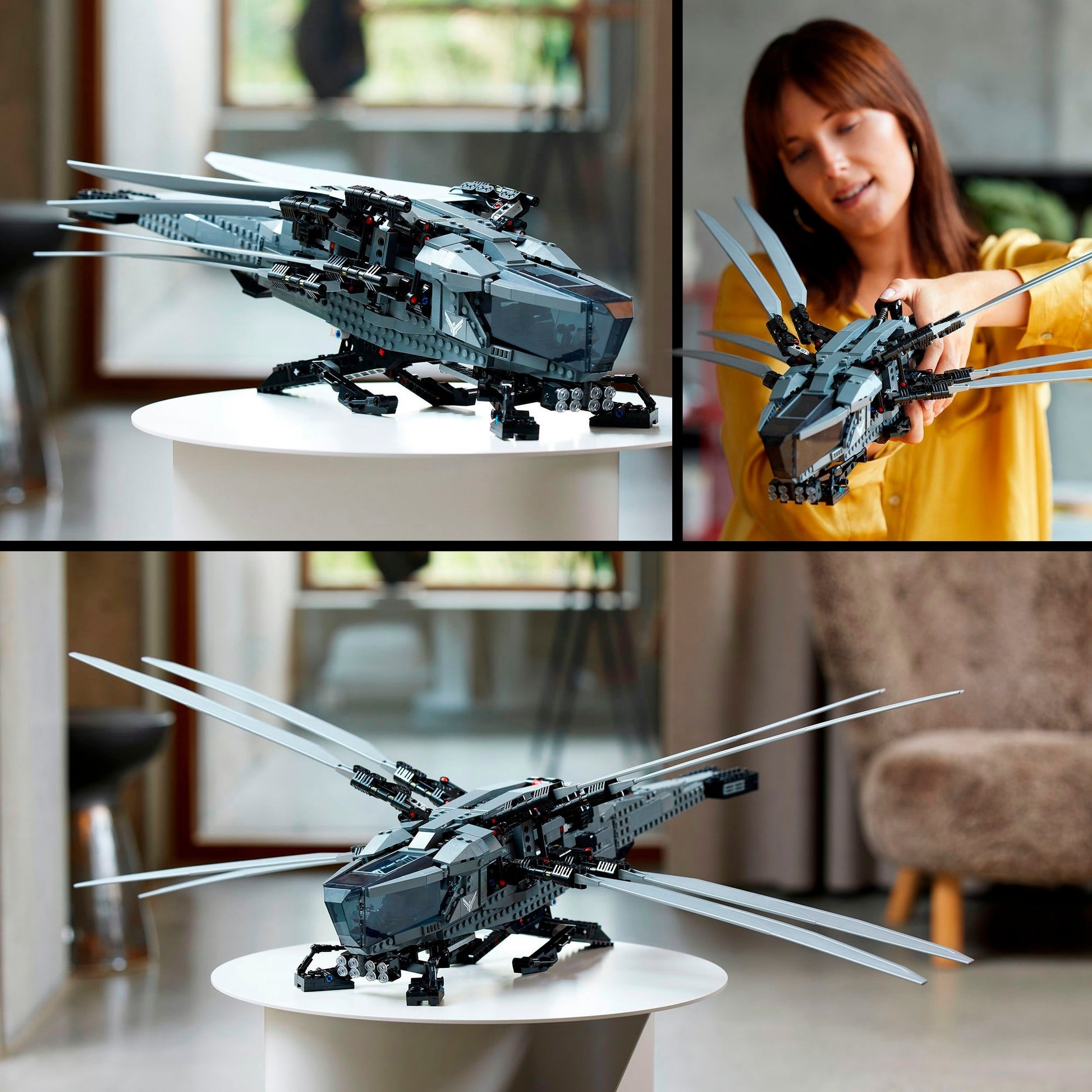 Lego icons - dune atreides royal ornithopter constructiespeelgoed (10327)