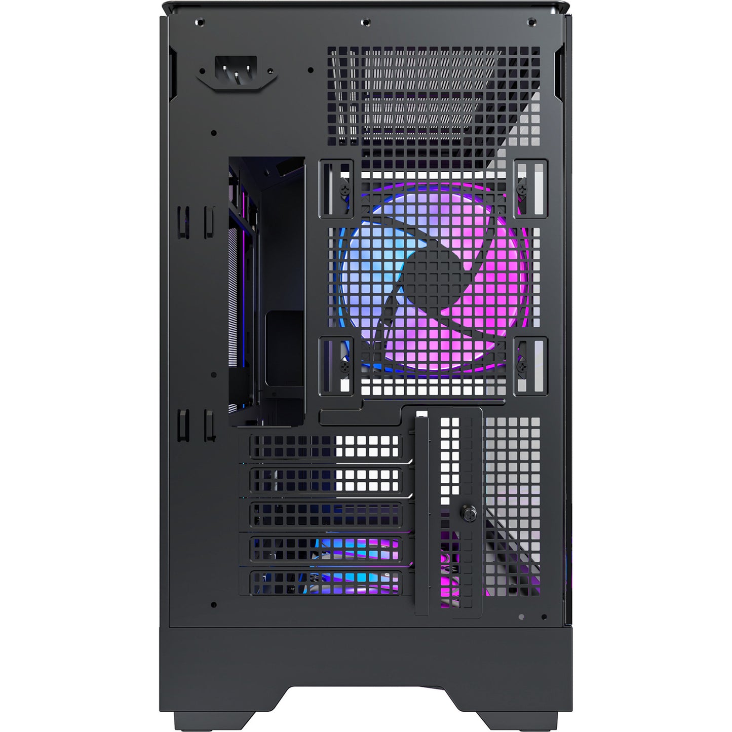Montech king 15 pro midi tower behuizing (zwart | 2x usb-a | 1x usb-c | rgb | window)