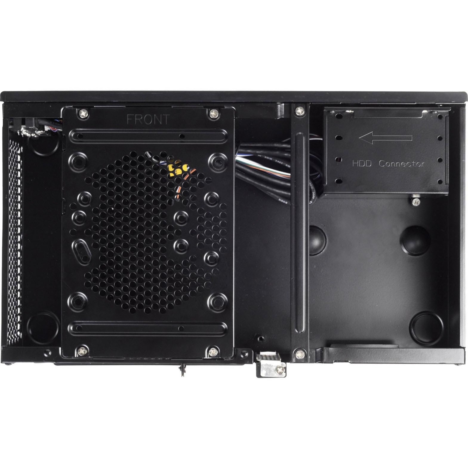Silverstone milo ml05b htpc behuizing (zwart | 2x usb-a)