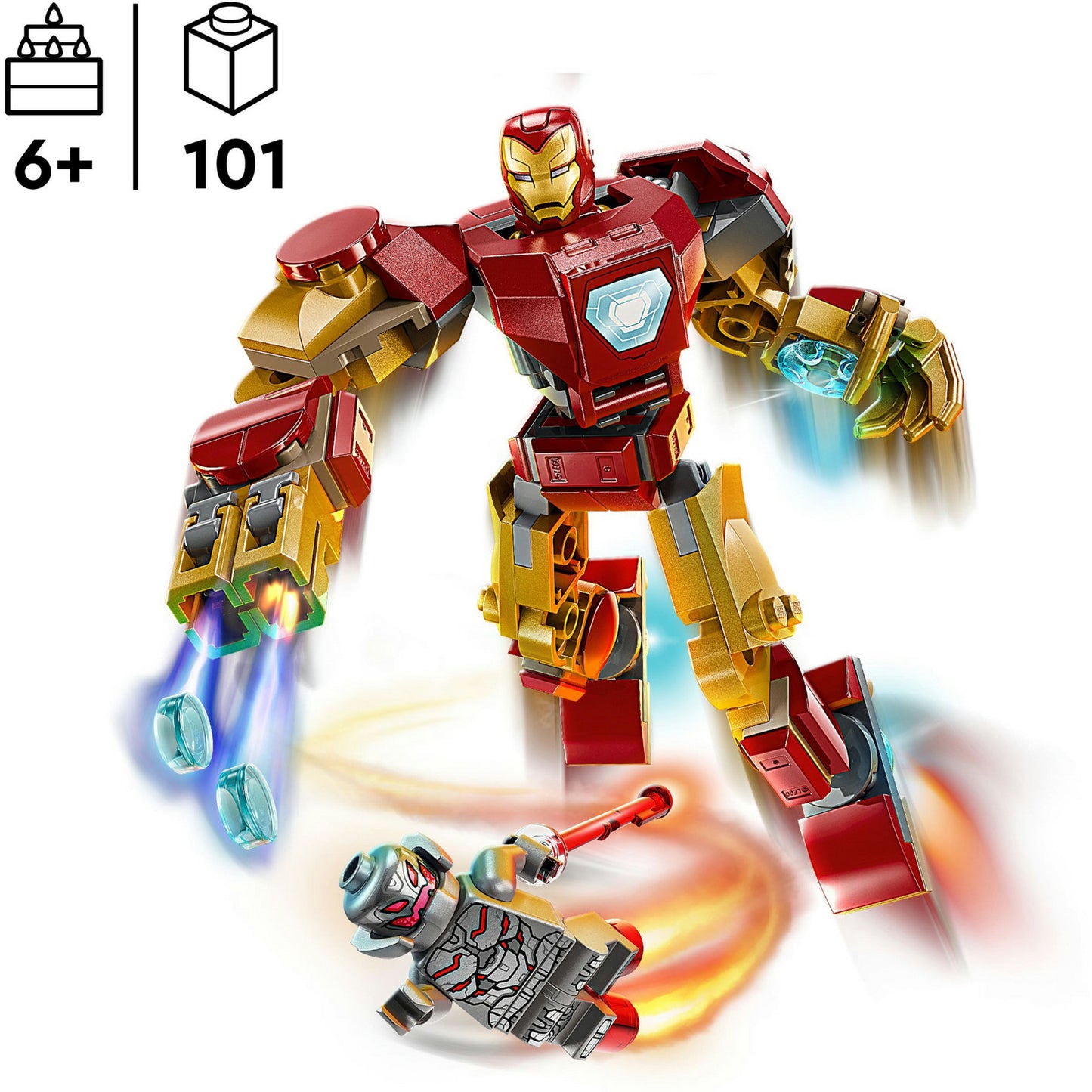Lego ® marvel iron man mecha vs. ultron speelset - 76307