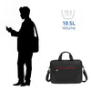 Act connectivity suburb schoudertas voor laptops tot 15,6 laptoptas (zwart)